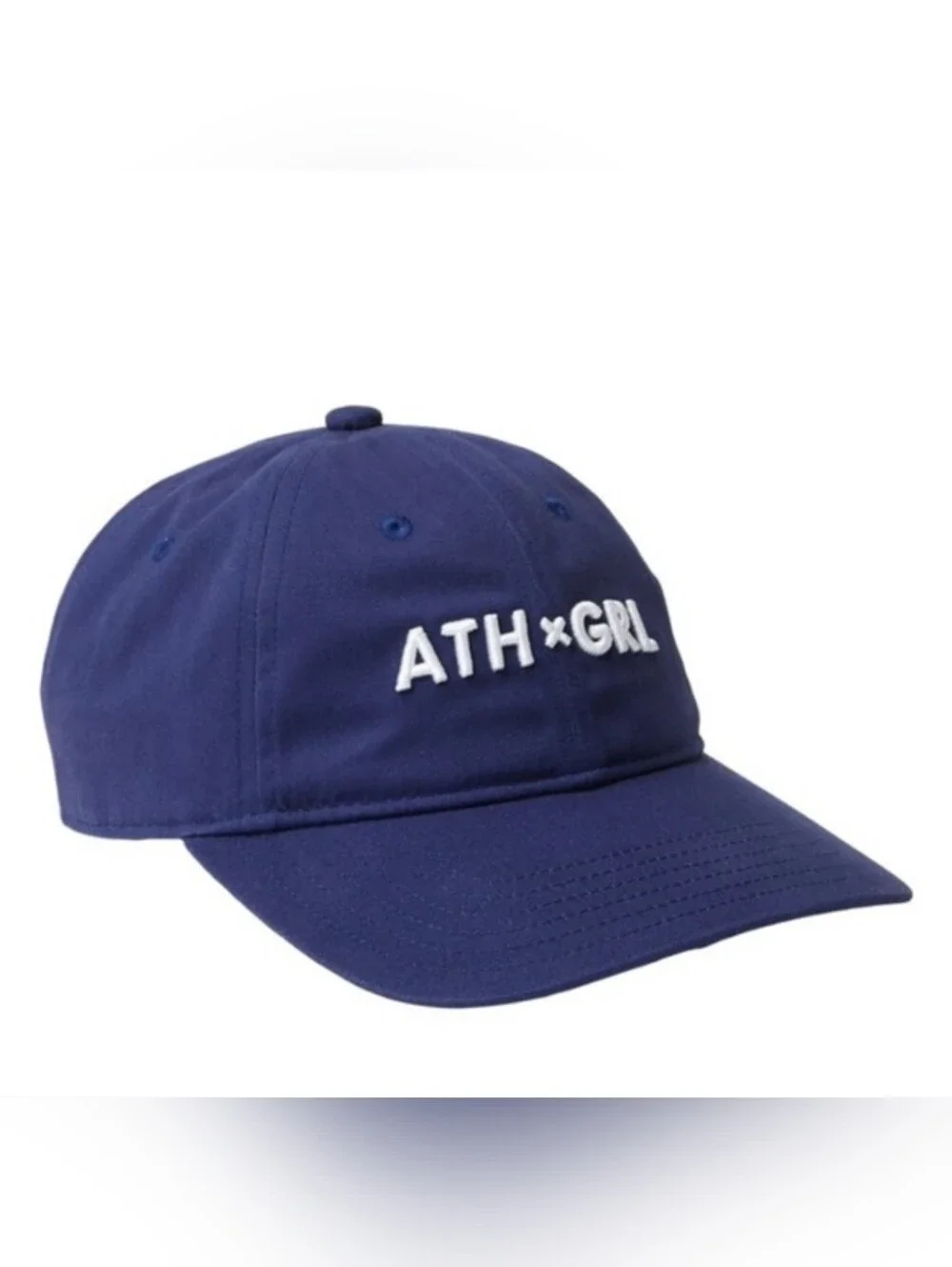 Athleta ATH x GRL Navy Embroidered Baseball Cap NWOT